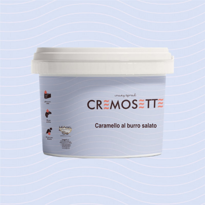 Leagel Cremosette Caramello Al Burro Salato Kg Crema Spalmabile