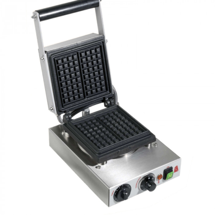 Gelq.it | SINGLE SQUARE WAFFLE MACHINE - CAST IRON - 1500W SAR Group ...